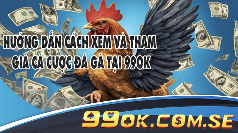 Hướng dẫn cách xem và tham gia cá cược đá gà tại 99OK.