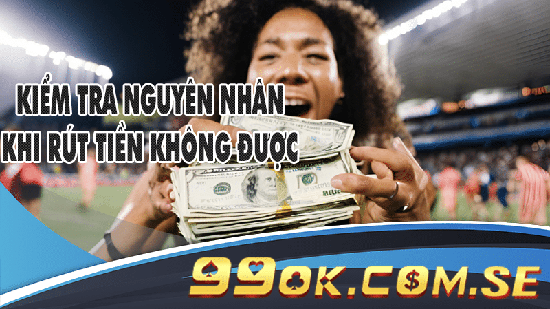 Nếu rút tiền không được thì hãy kiểm tra lại nguyên nhân