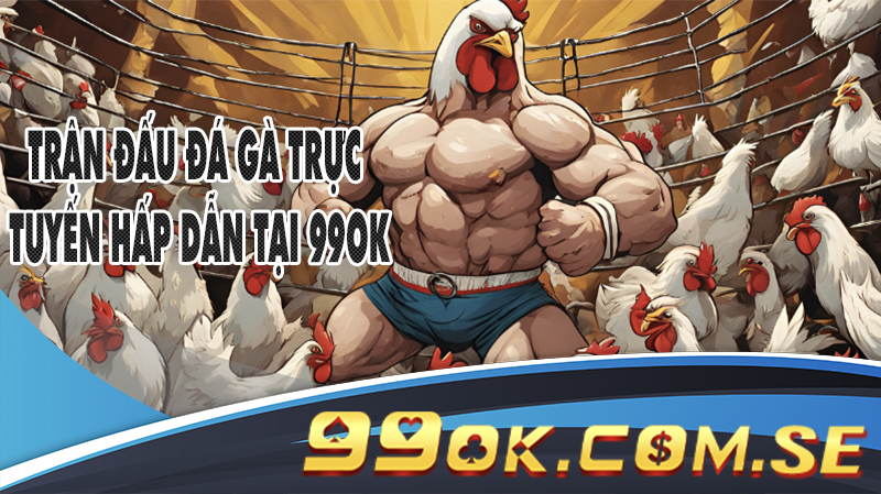 Trận đấu đá gà trực tuyến hấp dẫn tại 99ok
